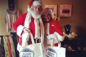 Santa & Mrs. Claus shopping at PS Accessories