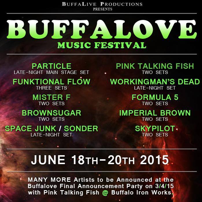 Buffalove Music Festival Final Announcement Party at Buffalo Iron Works