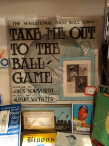 The original sheet music to 'Take Me Out to the Ballgame'