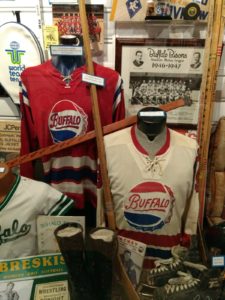 Game worn Buffalo Bisons AHL jerseys from 1961 and 1964