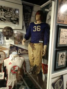 An original Eddie Acevedo Buffalo Stallions NPSL soccer jersey and a game worn uniform from the Buffalo All Americans, c.1932