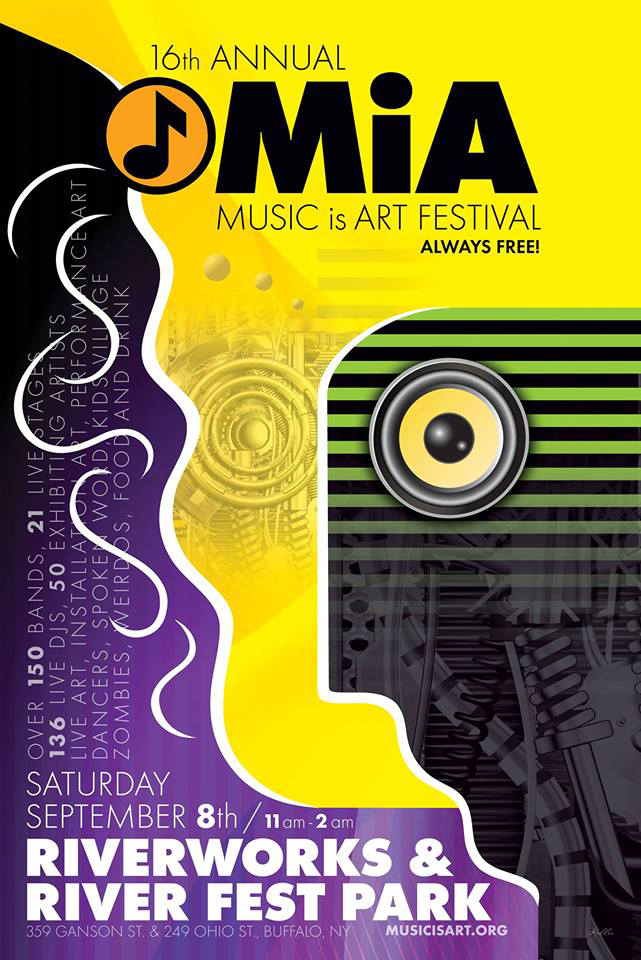 16th Annual Music is Art Festival Buffalo Rising
