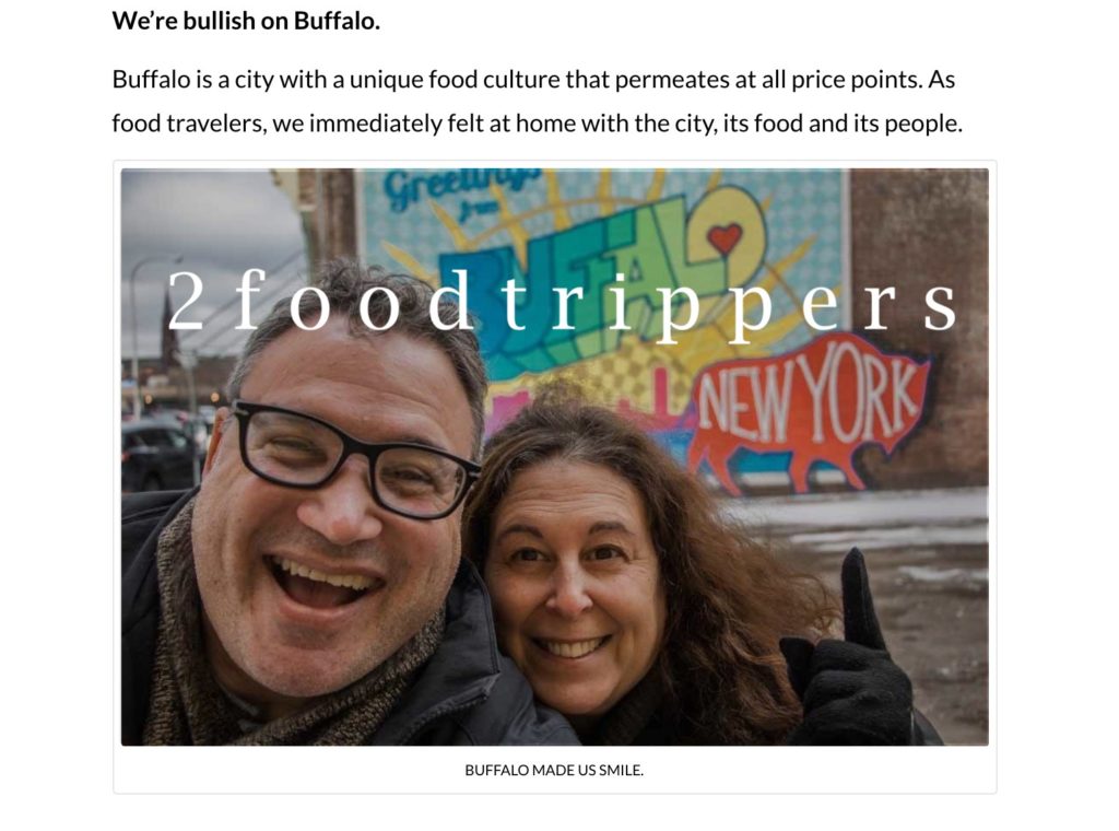 Food Trippers – “Where to Eat in Buffalo – The Best Buffalo Restaurants, Cafés and Bars.”