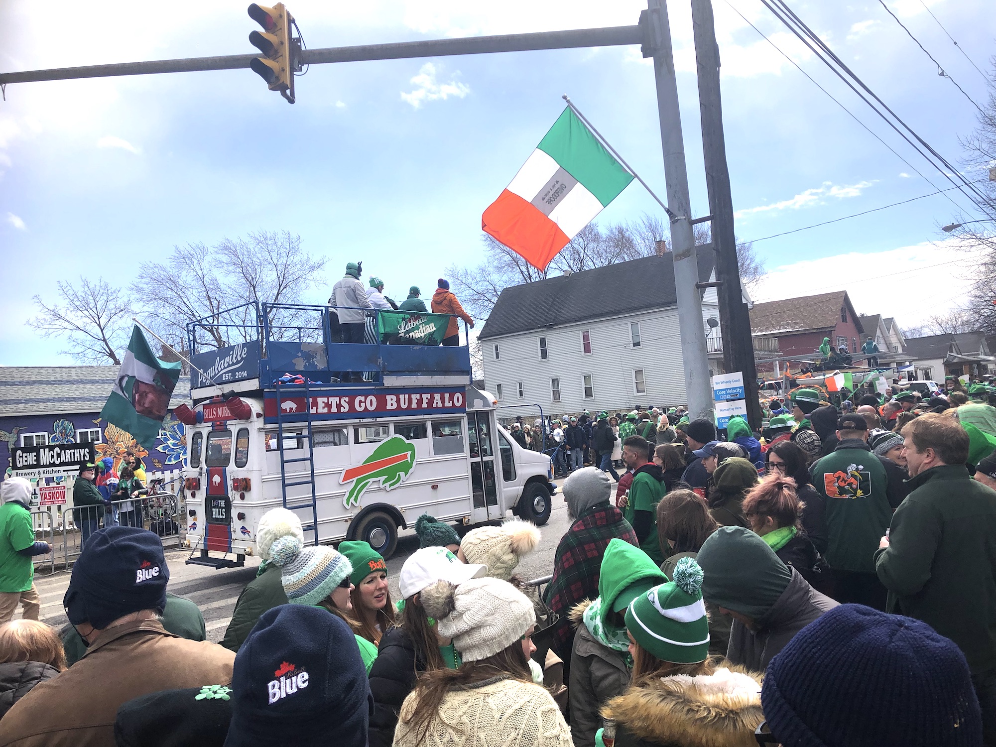 St. Patrick's Day Parading in Buffalo – One and One to – Buffalo
