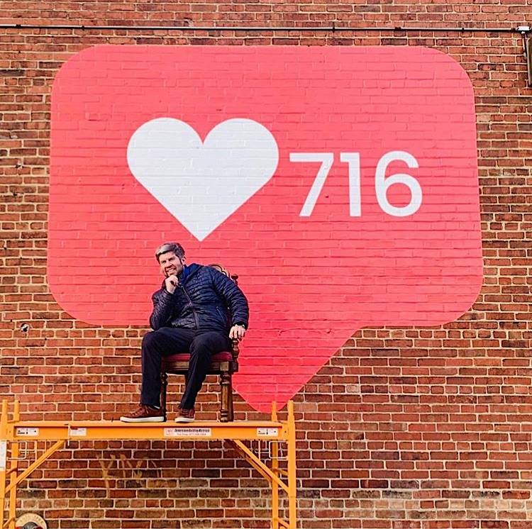 Mural Broadcasts The Heart of 716 – Buffalo Rising
