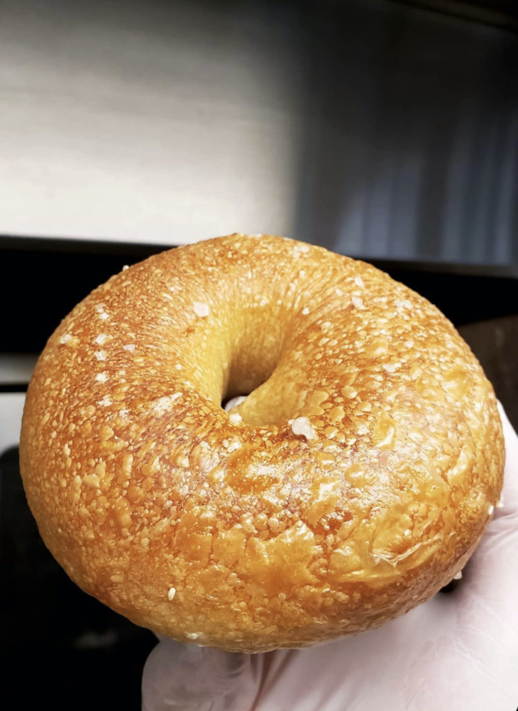 Photo of a bagel