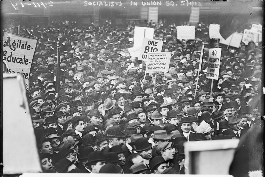 Photo of workers striking
