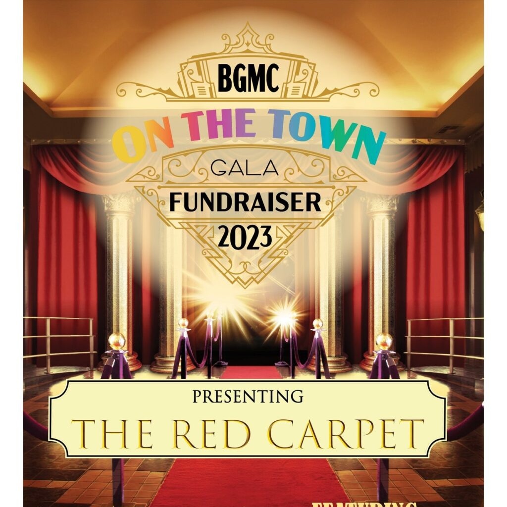 Poster for the Buffalo Gay Men's Chorus Presenting the Red Carpet fundraiser