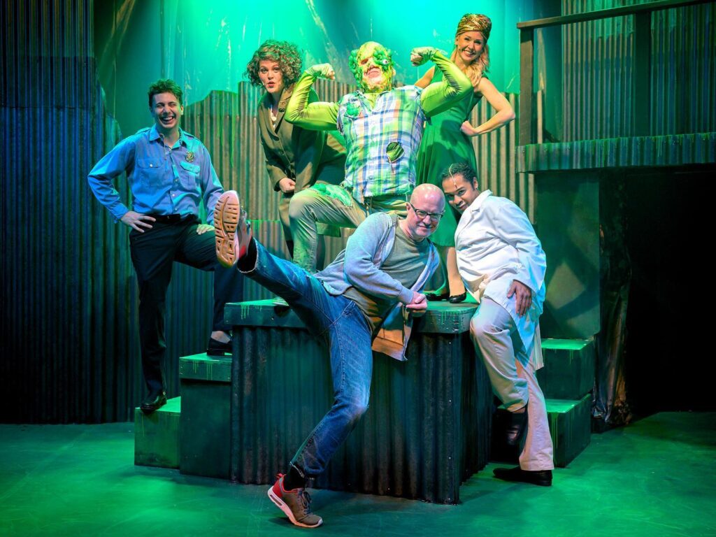 The cast of Second Generation Theatre's The Toxic Avenger