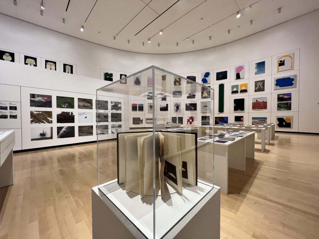 Exhibition view of Julian Montague: Projects; Burchfield Penney Art Center; 2023