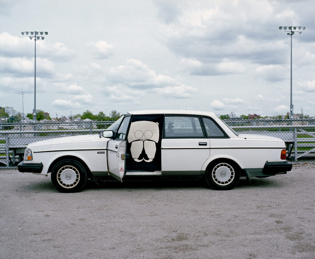 Julian Montague, 14 interior/Volvo 240, 2008, medium format photograph on paper; courtesy of the artist.