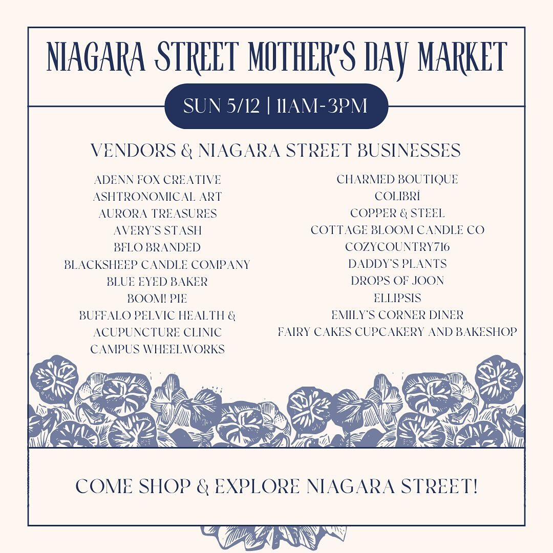2024 Niagara Street Mother’s Day Market